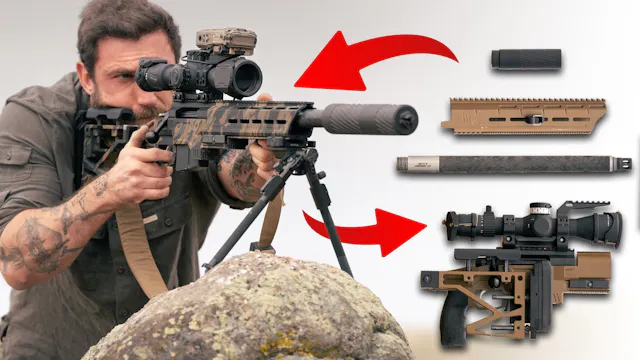 This Covert Sniper Rifle fits in a la...