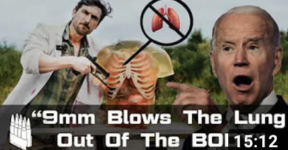Testing President Biden's 9mm "blow the lungs out the body" statement