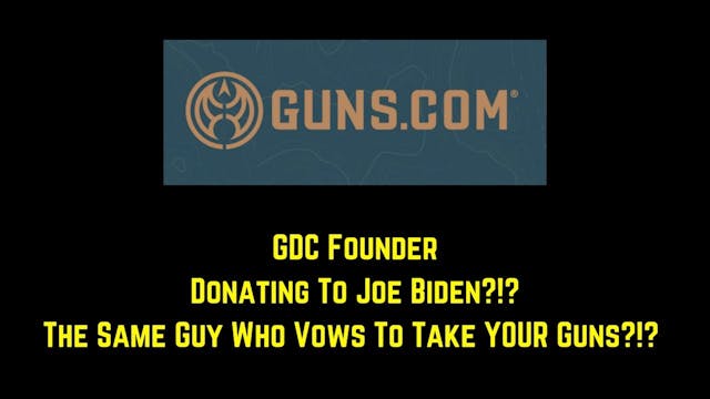 The Guy Who Sells Guns Donates To The...