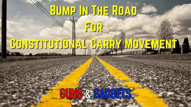 Bump In The Road For Constitutional C...