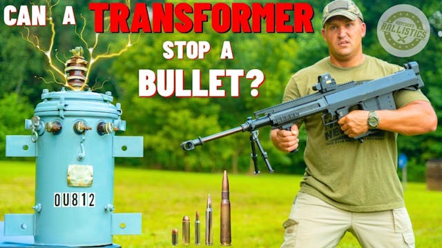 Can A TRANSFORMER Stop A BULLET ?
