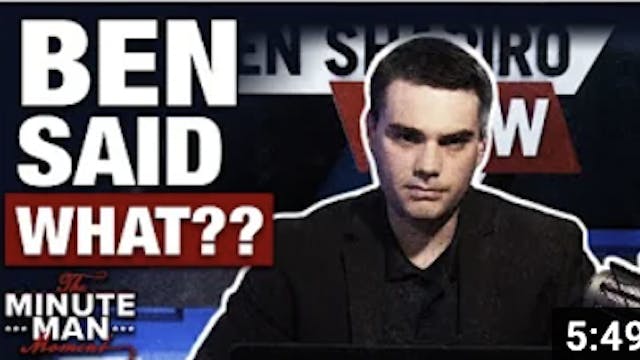 Ben Shapiro Compromises on Second Ame...