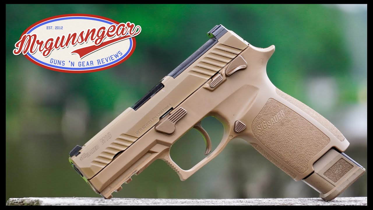 How To Disassemble Clean  Lubricate A P320 M17 or M18 Pistol