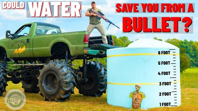 Could WATER Save You From A BULLET  (...
