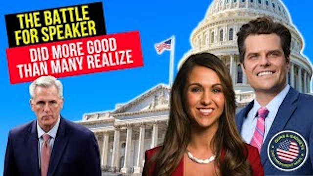 The Battle For Speaker Did More Good ...