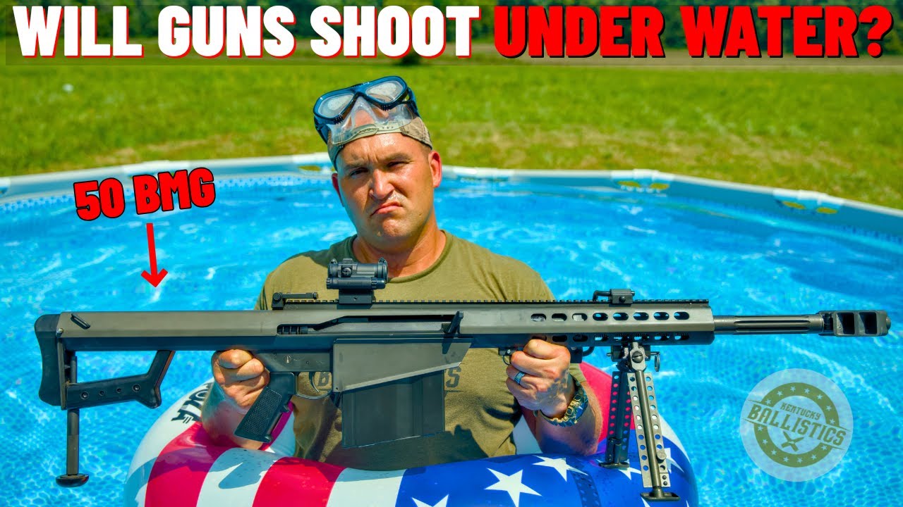 Will Guns Shoot UNDERWATER??? (50 BMG, 500 S&W, 556 & More)