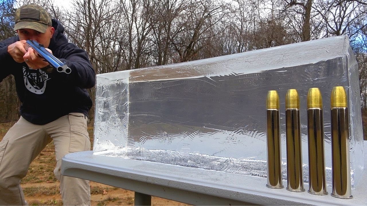 Double Barrel Elephant Rifle (500 Nitro Express) vs Ballistic Gel