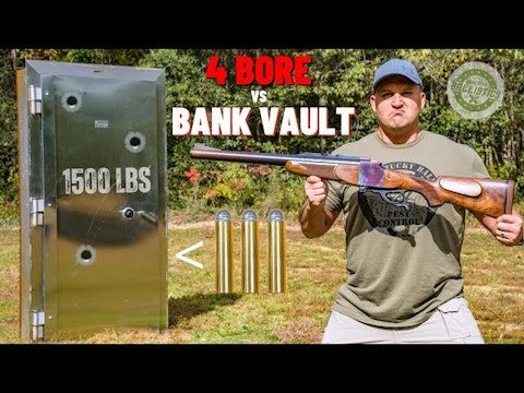 4 BORE Rifle vs Bank Vault 💰 (The Biggest Rifle Ever !!!)