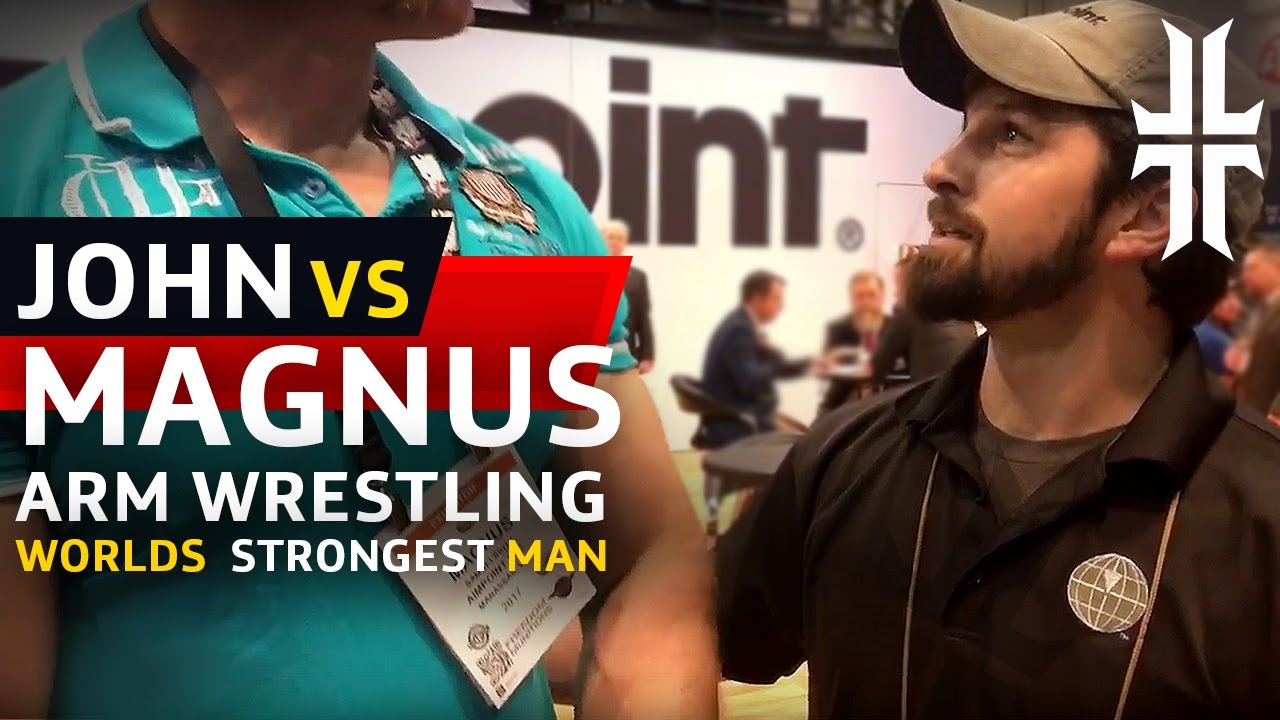 Arm Wrestling the World's Strongest Man