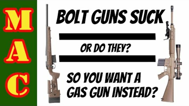Bolt actions suck So you want a gas gun
