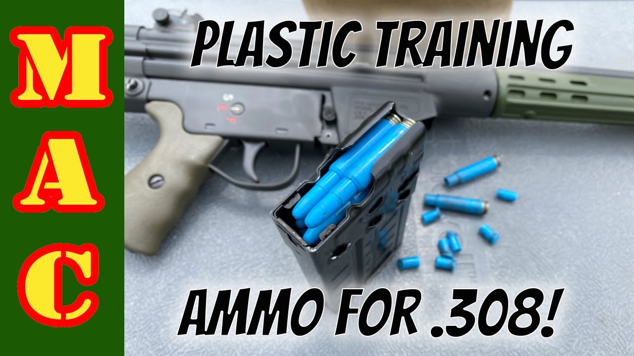 Affordable plastic 308 practice ammo that works like regular ammo DAG 7.62x51.