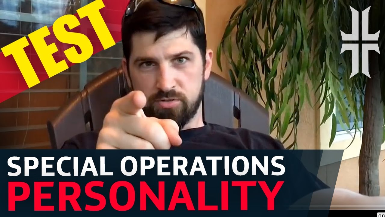 Special Operations PERSONALITY TEST 