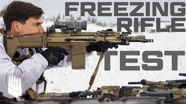 Freezing Rifle Test. (AK, AR-15, SCAR, FAL etc)