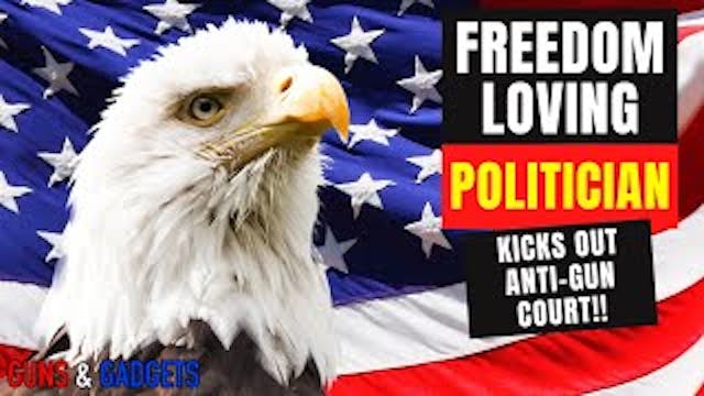 Freedom-Loving Politician Kicks Anti-...