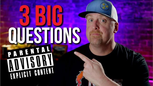 WORD WARNING. 3 Big Questions.