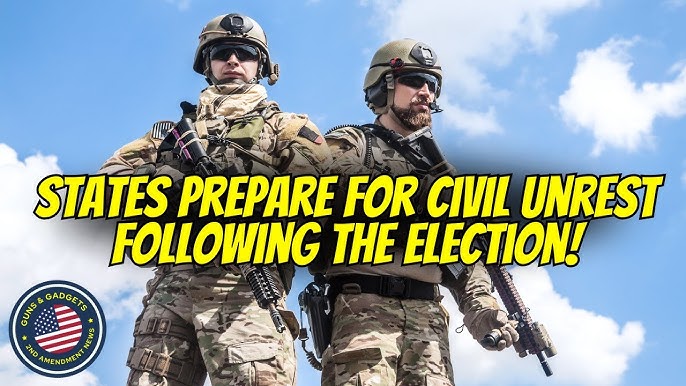 States Prepare For Civil Unrest Following Election 
