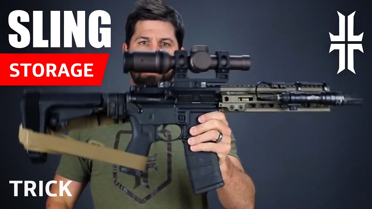 Rifle Sling Storage Trick