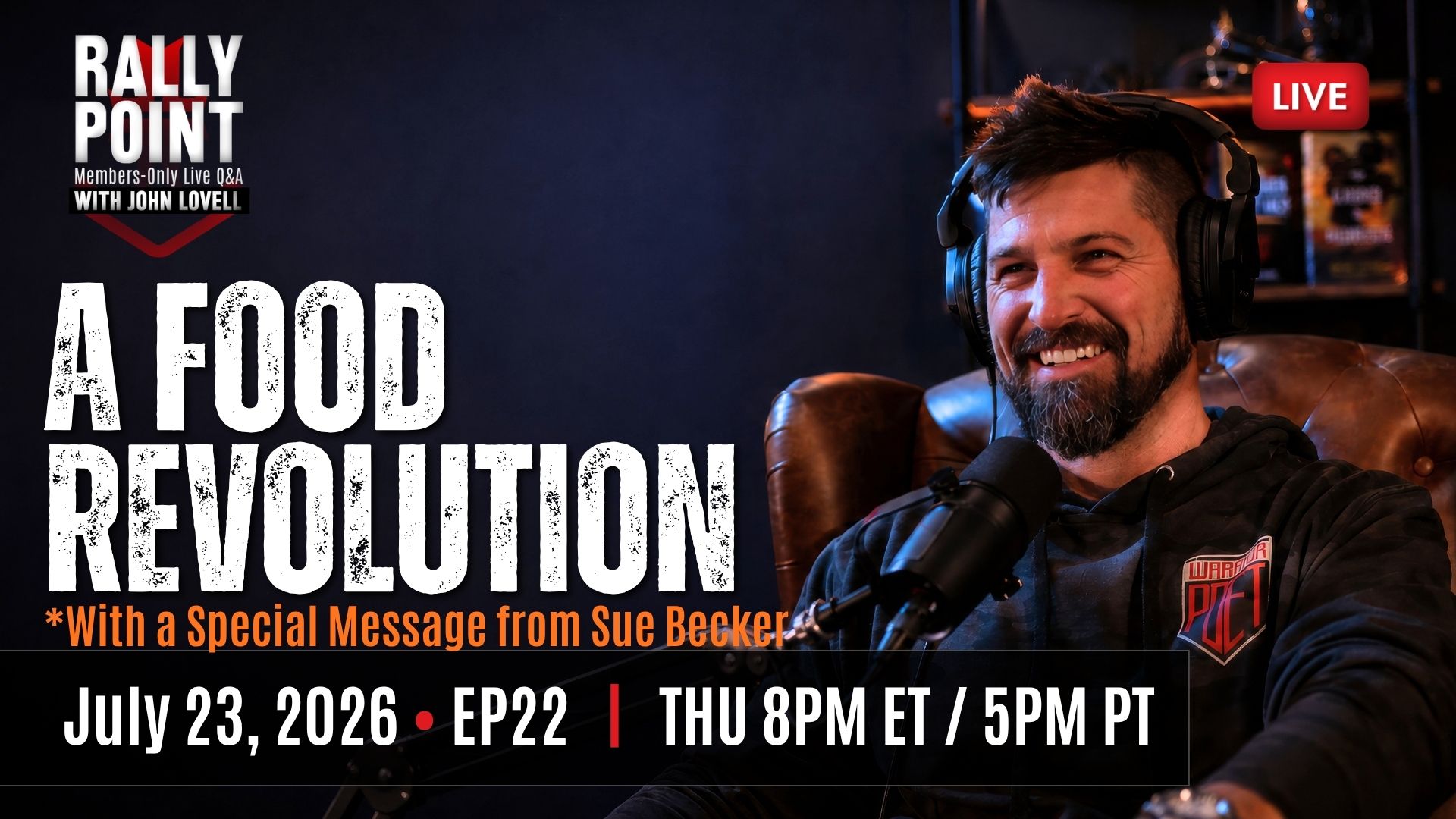 Rally Point EP22 | A Food Revolution + Special Guest Sue Becker