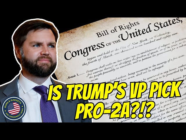 Is Trump's VP Pick Pro-2A?!