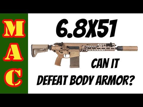 Can the new 6.8x51 in the M5 rifle de...