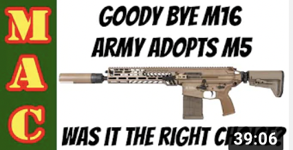 Goody bye M16! Military Adopts the M5 rifle and 6.8x51. Are they crazy?