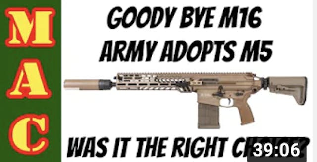 Goody bye M16! Military Adopts the M5...