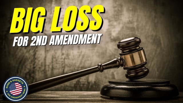 BIG LOSS for the 2nd Amendment!