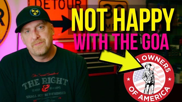 NOT HAPPY with the GOA + MORE !!