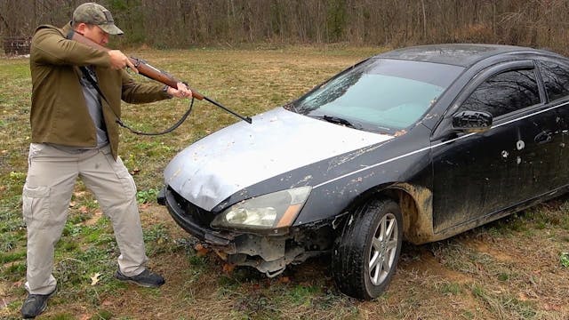 Elephant Rifle vs Car 🚗