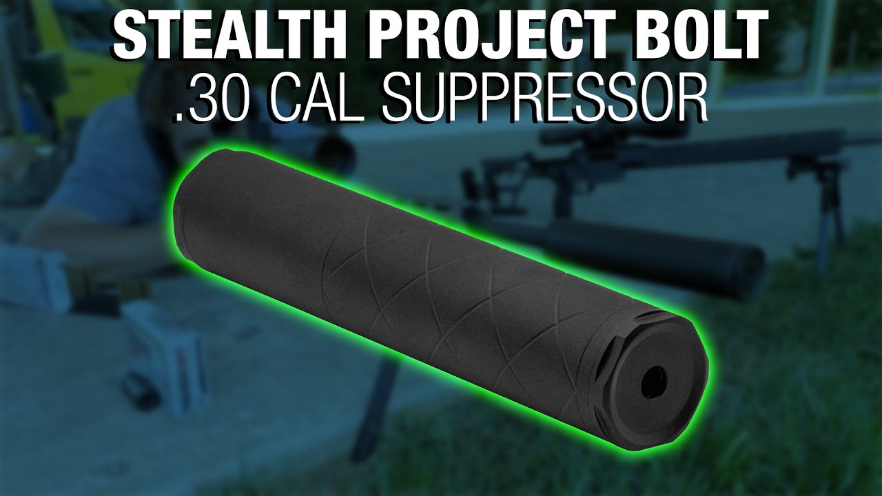 Are spiral baffles the future? Stealth Project Bolt Suppressor Review!