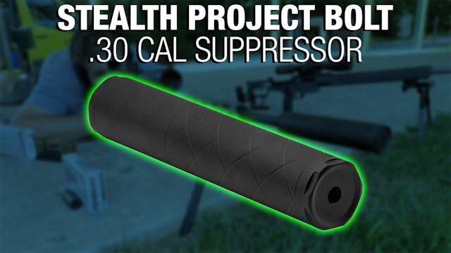 Are spiral baffles the future? Stealth Project Bolt Suppressor Review!