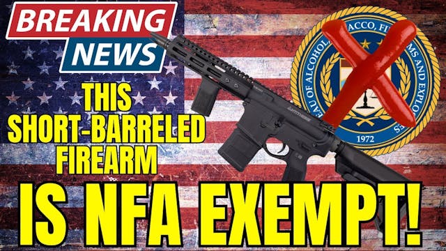 BREAKING NEWS ATF Admits This Short Barr