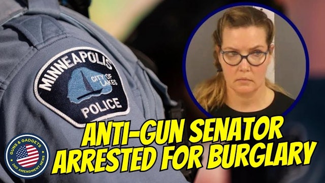 Anti-Gun Senator Arrested For Burglary!