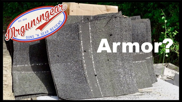 Roofing Shingles As Improvised Body Armor?   Let's See What It Will Stop!