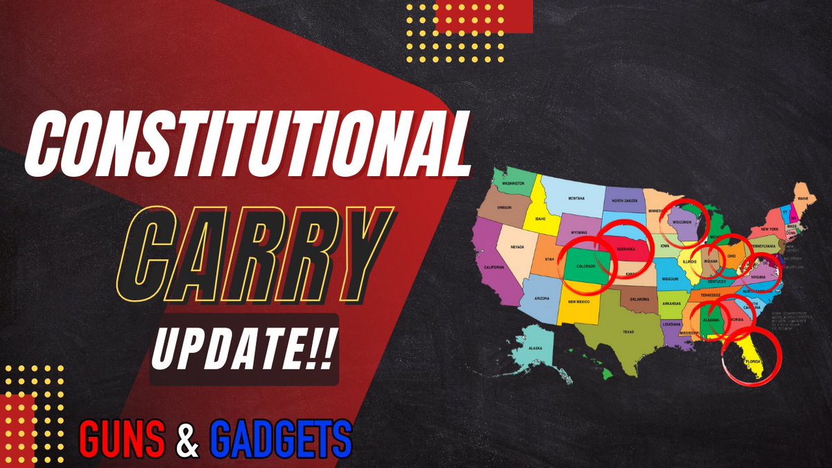 HUGE Constitutional Carry Update! - Guns & Gadgets - 2nd Amendment News ...