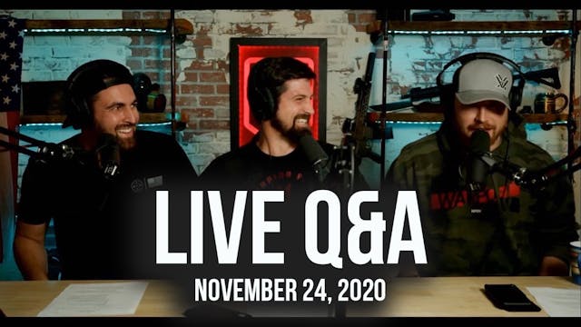 Replay of LIVE Q&A - November 24, 2020