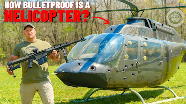 How Bulletproof Is A HELICOPTER？ (50 ...