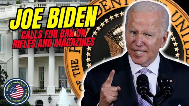 Joe Biden Calls For Ban On Rifles & M...