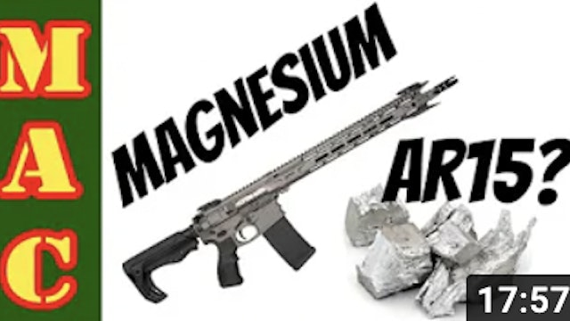 Fostech and the Magnesium Alloy AR15 - Insanely light weight!