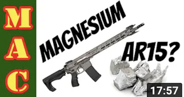 Fostech and the Magnesium Alloy AR15 ...