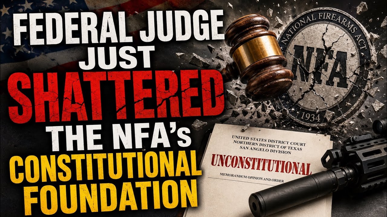 Federal Judge Just SHATTERED the NFA’s Constitutional Foundation