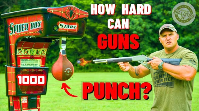 How HARD Can A Gun PUNCH???