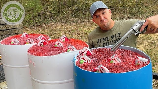 Can 1000 lbs Of Jello Stop A Bullet ?...
