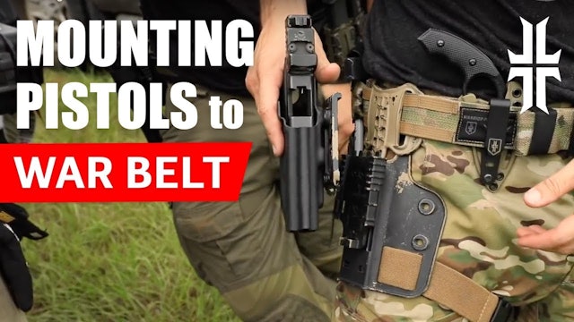 Mounting Pistols to War Belts