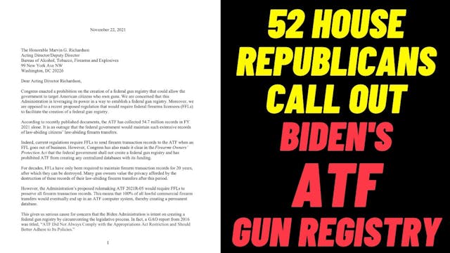 52 House Republicans Call Out Biden's...