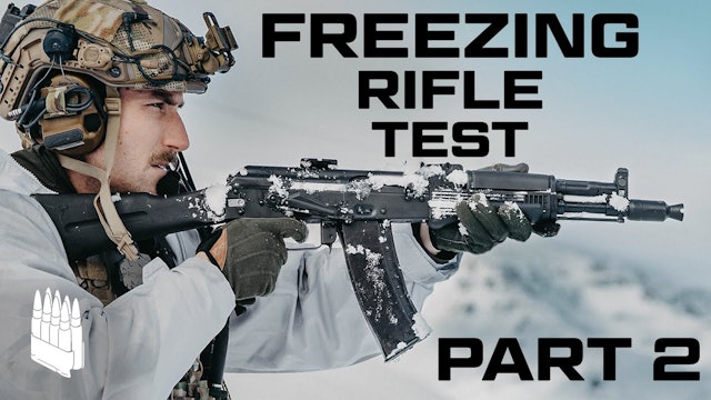 Freezing Rifle Test PT 2 (Palmetto, G3, Tavor, Springfield, Sig etc)