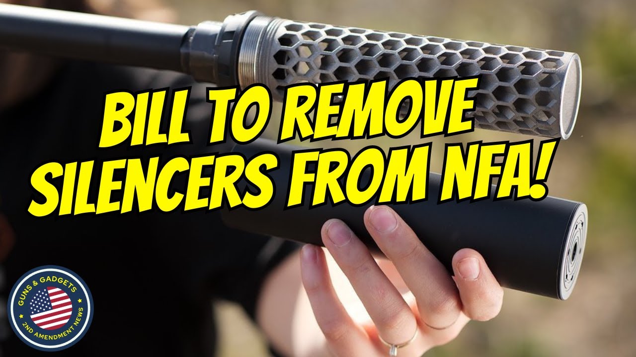 Bill To Remove Silencers From Federal Regulation!!