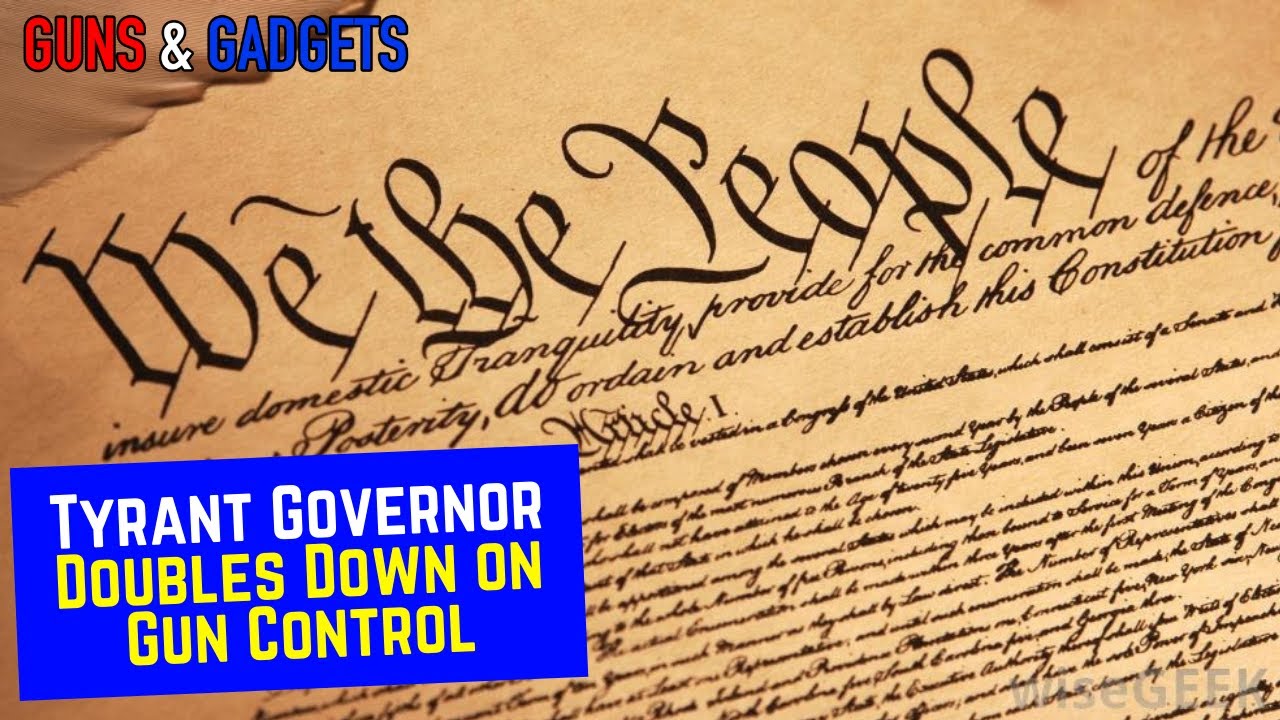 Tyrant NJ Governor Doubles Down On Gun Control...Lots of it Too!