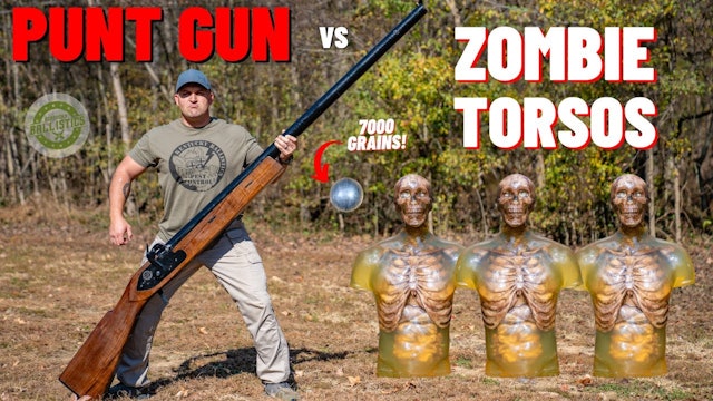 Punt Gun vs Zombie Torsos 🧟‍♂️ (The Biggest Shotgun EVER !!!)