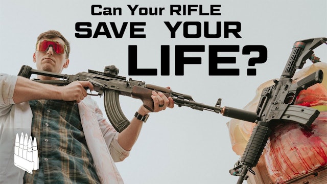 Can a Rifle stop a Bullet and save your life? Bullets vs Gun